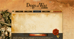 Desktop Screenshot of dogsofwar-online.com