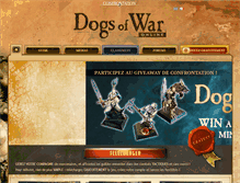 Tablet Screenshot of dogsofwar-online.com